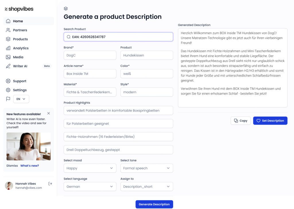 Shopvibes Software