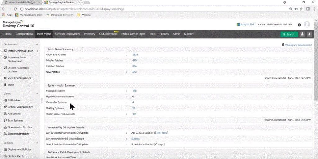 ManageEngine Patch Connect Plus Software: Free Demo, Pricing & Features
