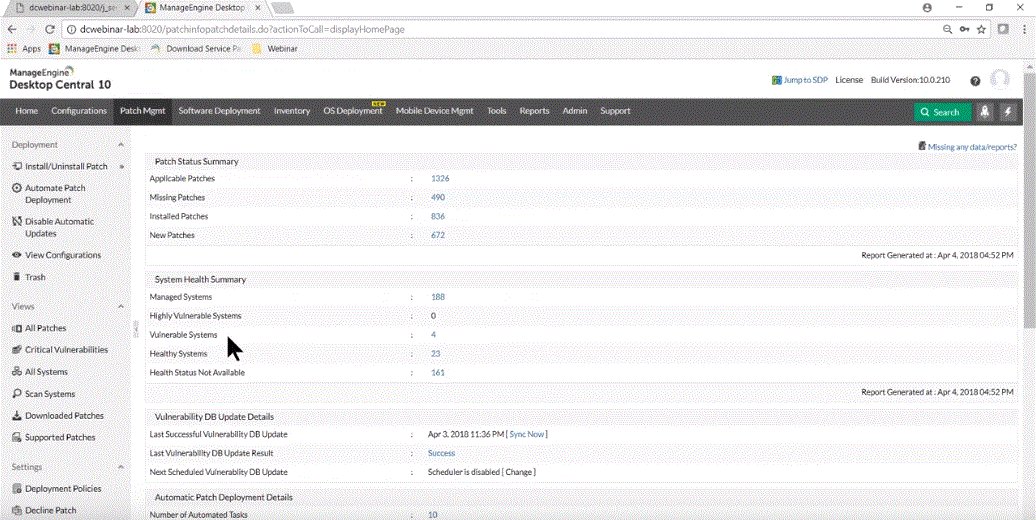 ManageEngine Patch Connect Plus