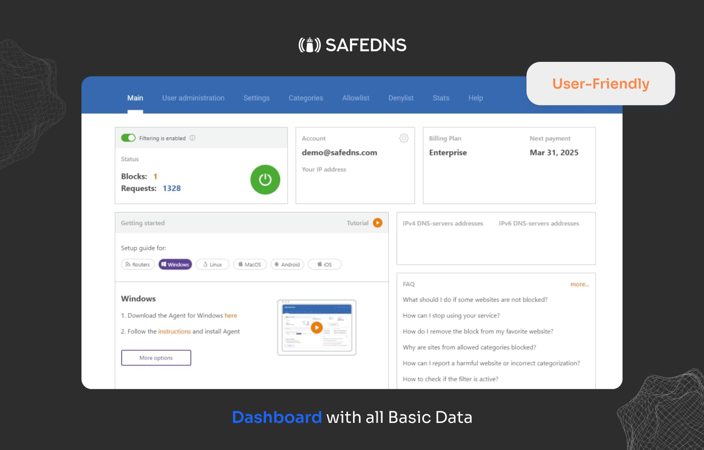 SafeDNS Software