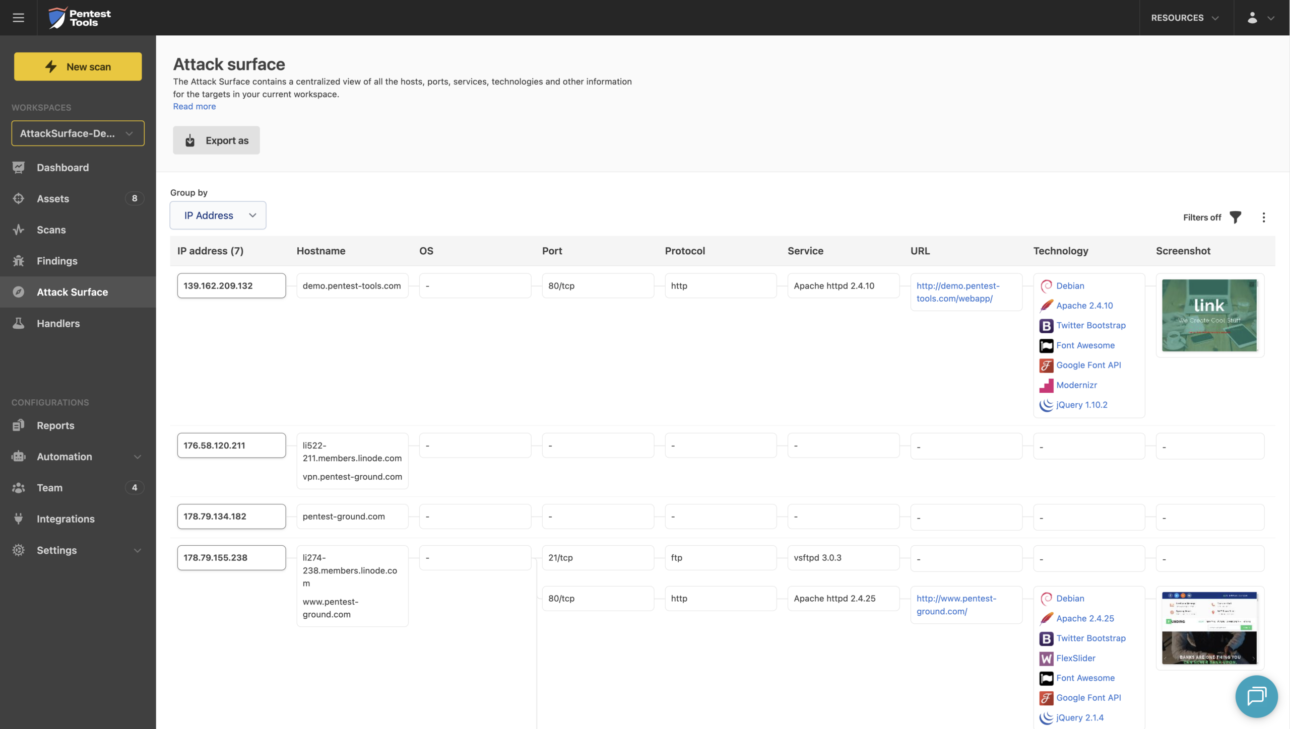 Pentest-Tools.com Software