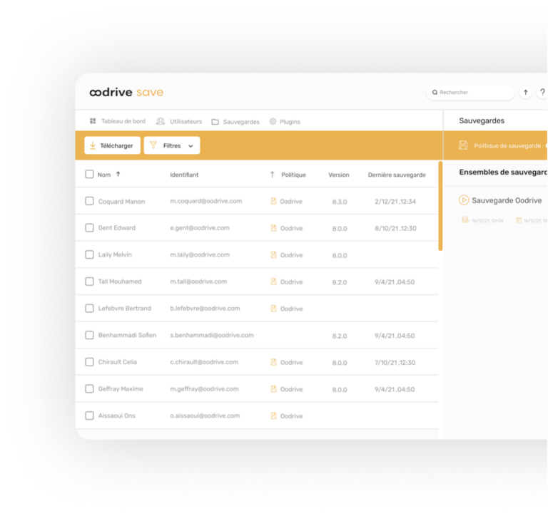 Oodrive Save Software