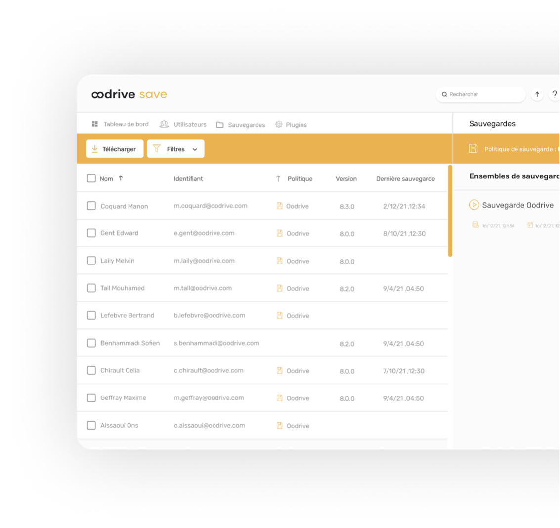 Oodrive Save Software