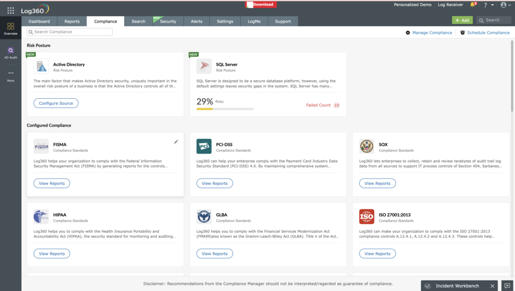 ManageEngine Log360 Software