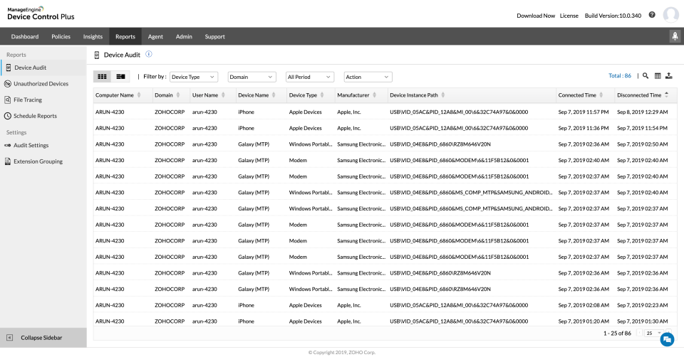 ManageEngine Device Control Plus