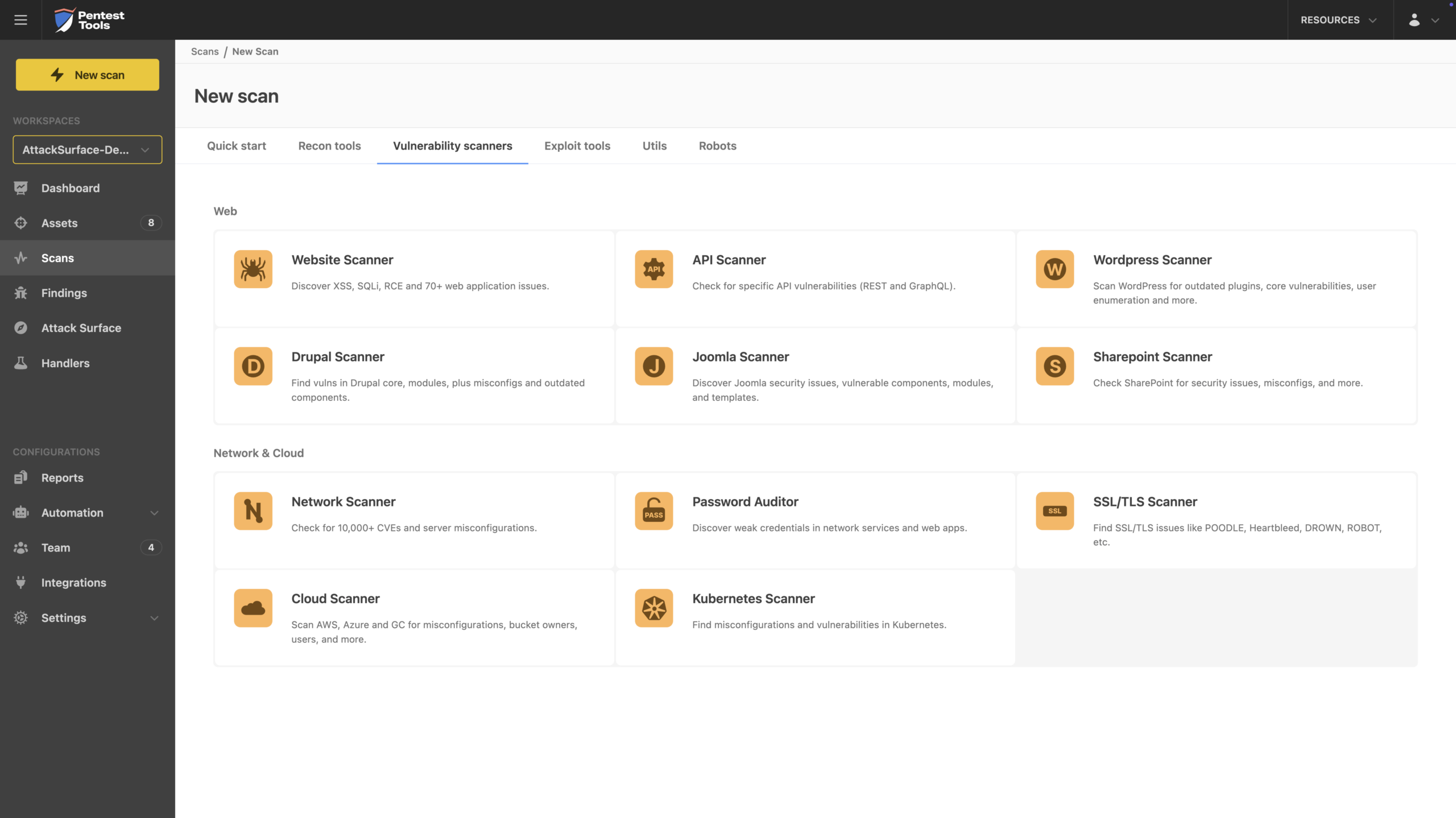 Pentest-Tools.com Software