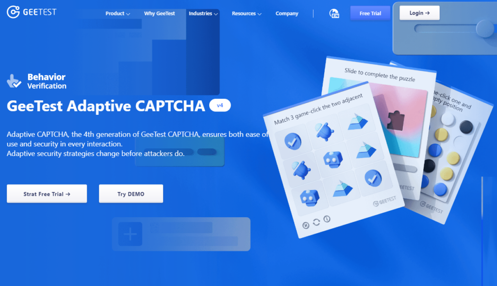 GeeTest CAPTCHA Software