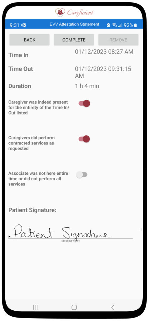 Careficient AMS Software