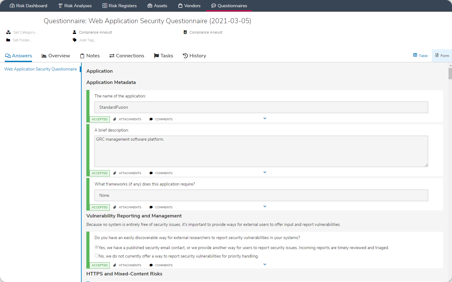 StandardFusion Software