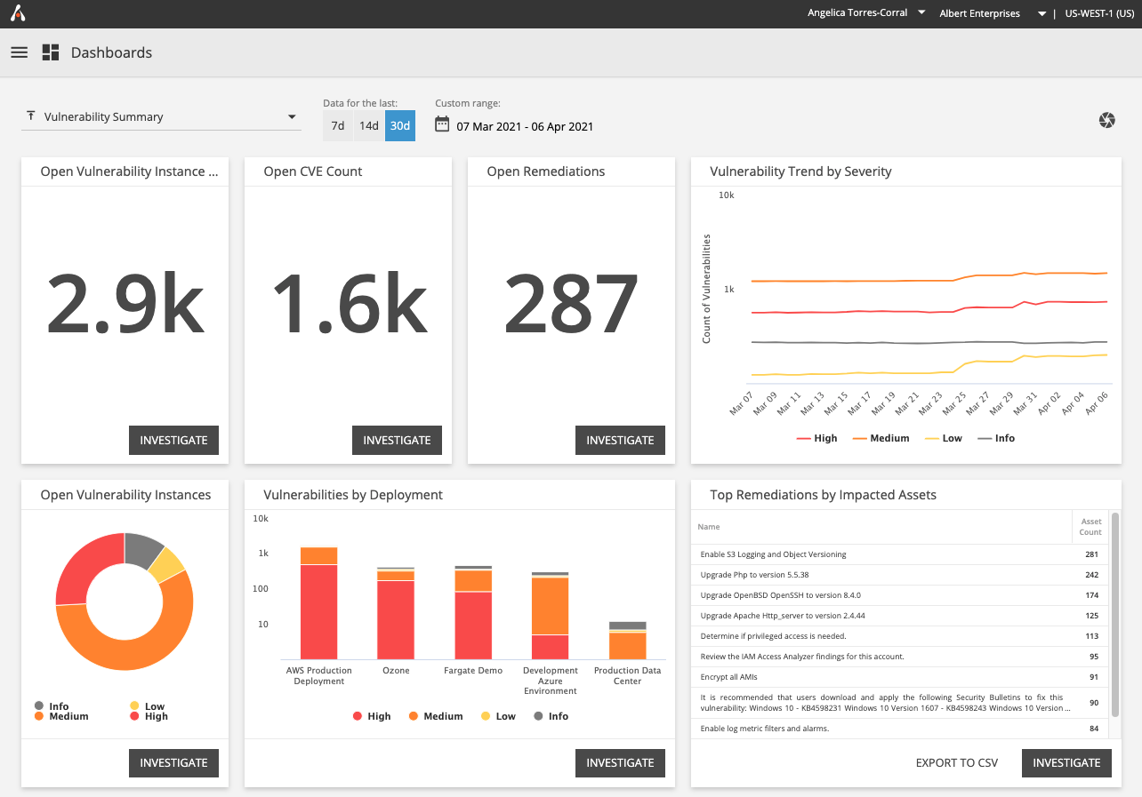 Alert Logic MDR Software