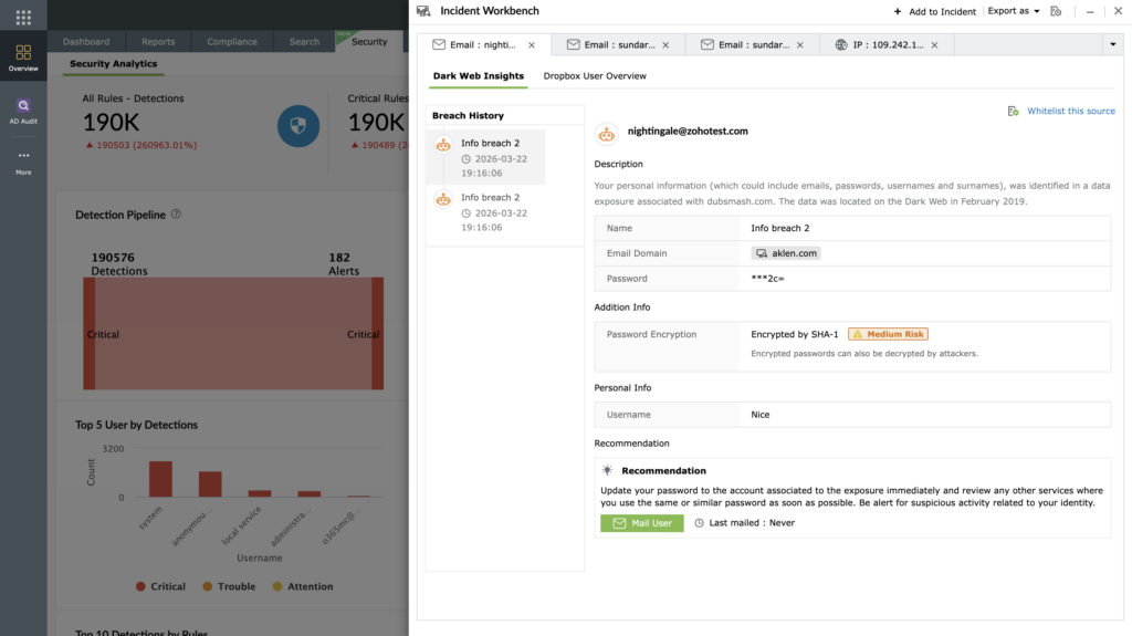 ManageEngine Log360 Software
