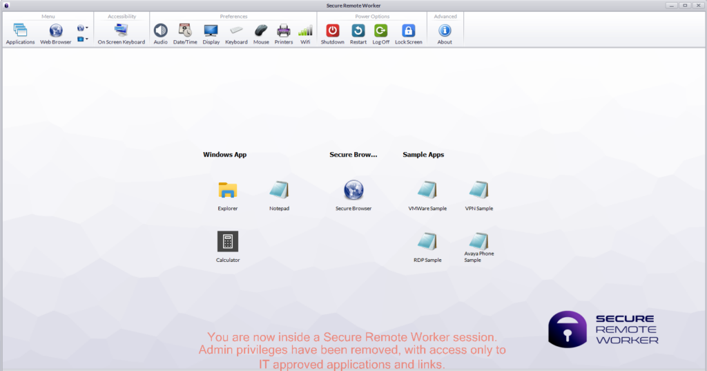 Secure Remote Worker