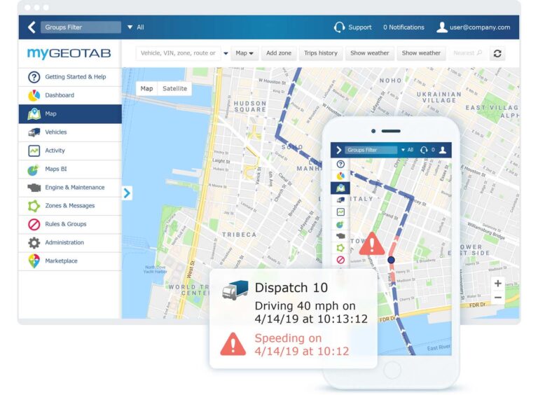 MyGeotab Software
