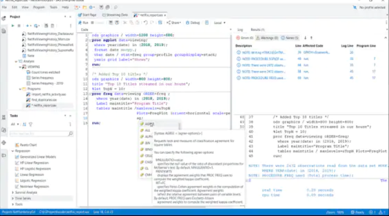 SAS Enterprise Guide
