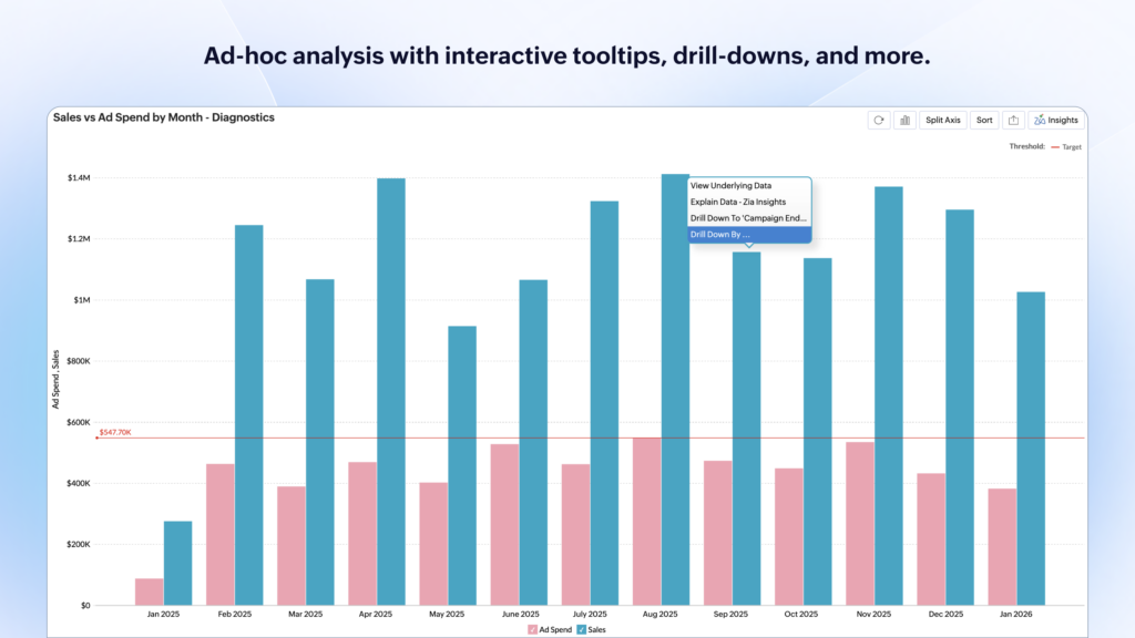 Zoho Analytics