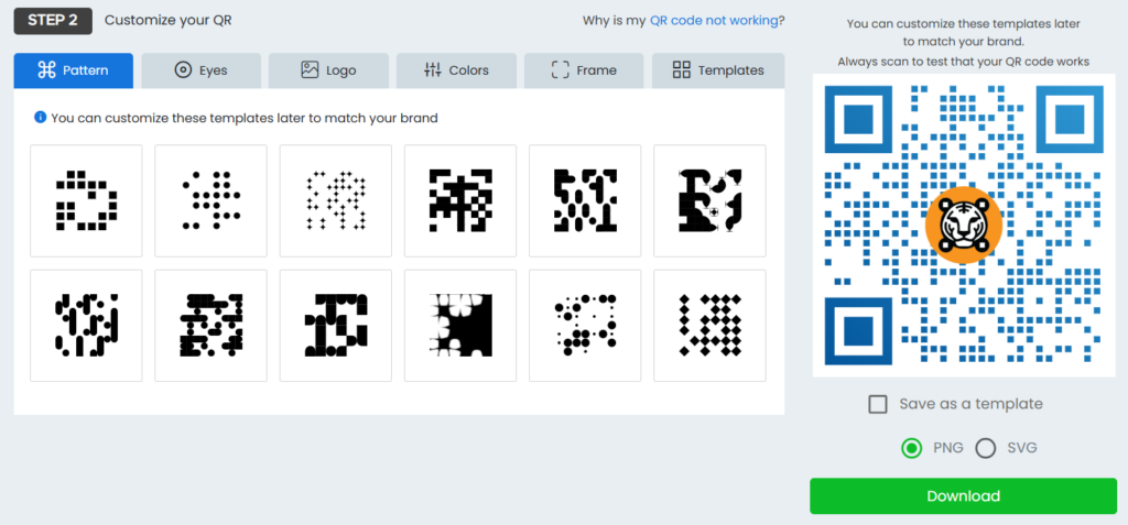QR TIGER