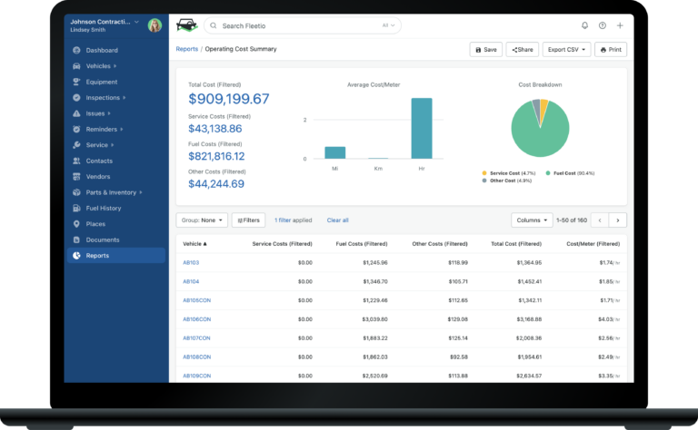 Fleetio Software