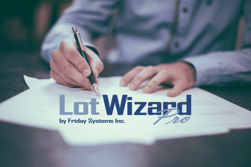 Lot Wizard Pro Software