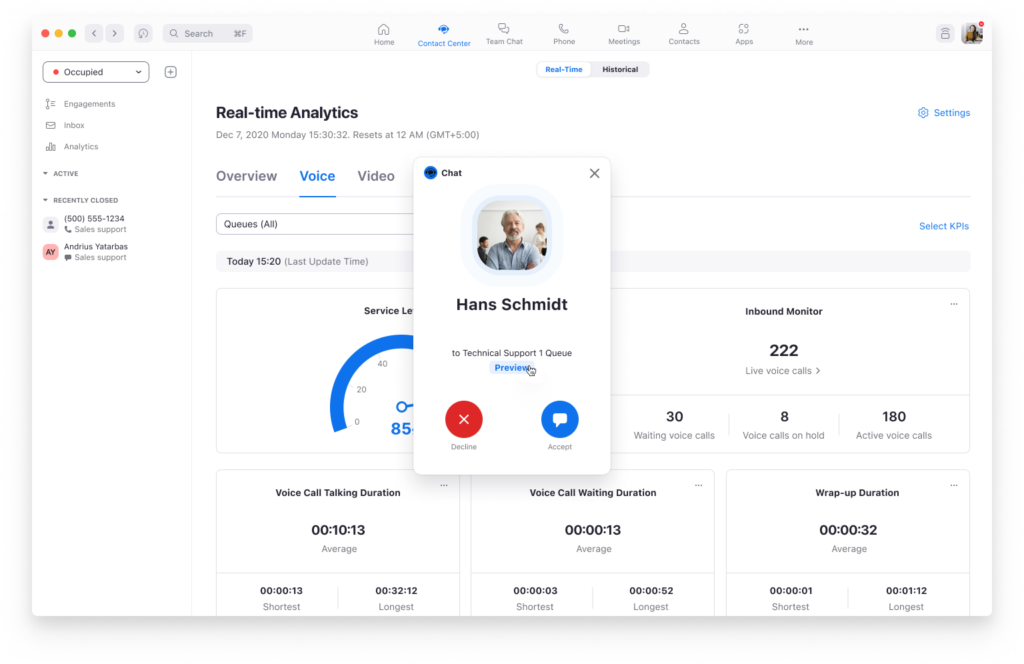 Zoom Contact Center