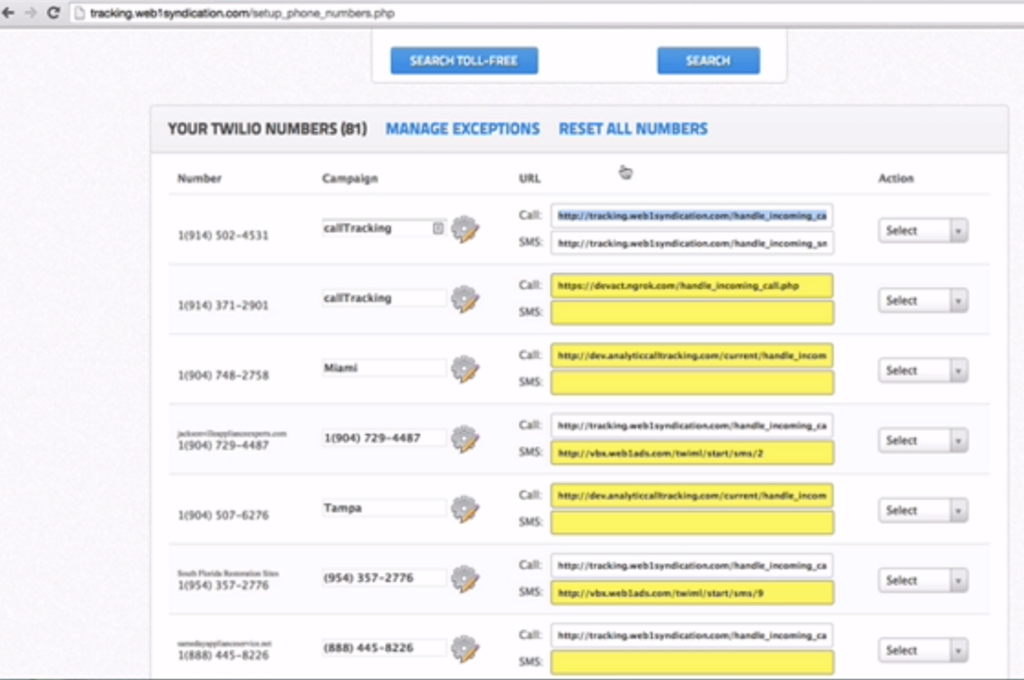 Analytic Call Tracking